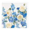Card Blue Cornflowers